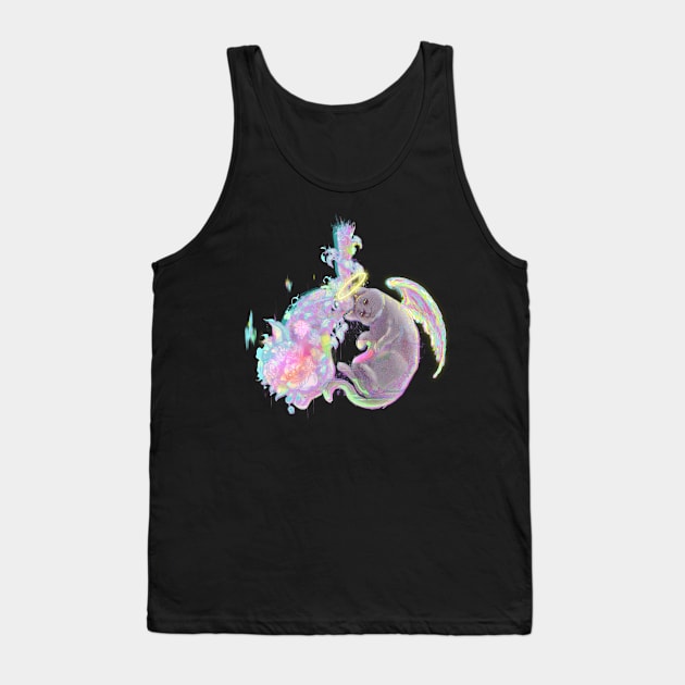 Angel cat Tank Top by ginaromoart